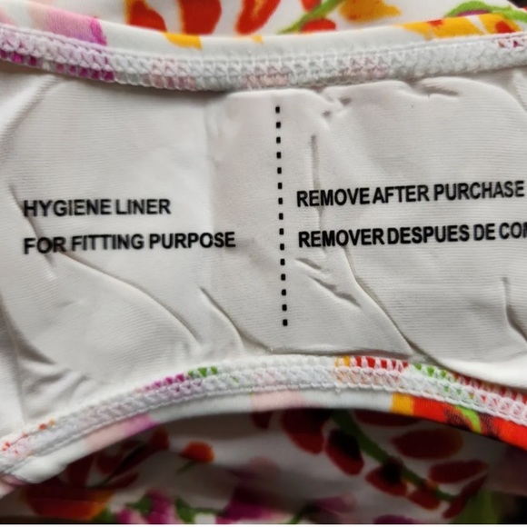 NWT Ray String Bikini Multicolor Floral Boho Print Junior's Small - Picture 5 of 7